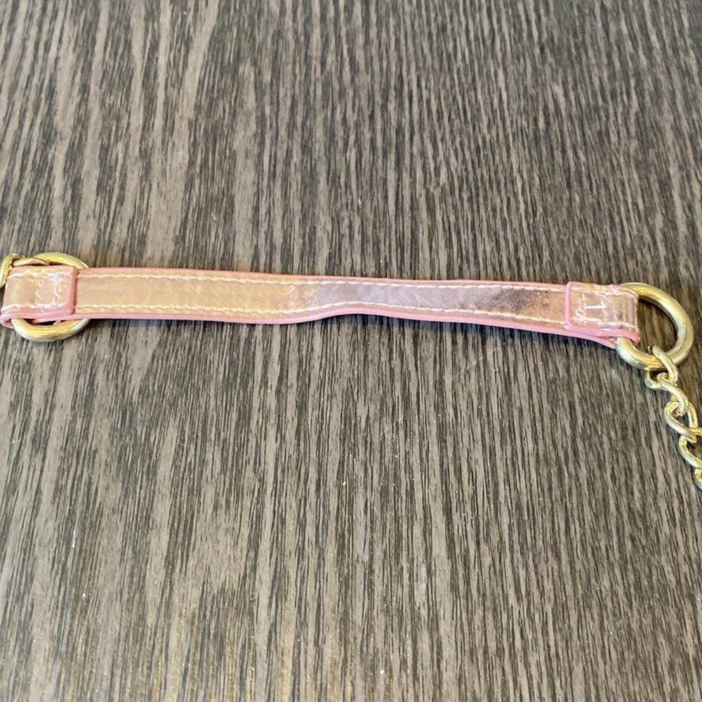 Leith metallic pink cross-body purse. NWT. Gold chain. - Picture 5 of 12